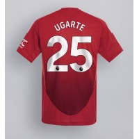 Dres Manchester United Manuel Ugarte #25 Domáci 2024-25 Krátky Rukáv